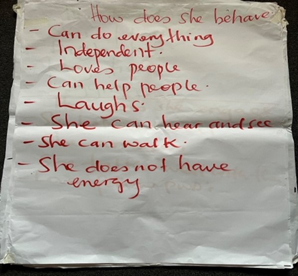 List of behavioural attributes of the successful women with disabilities